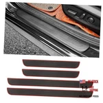 4PCS Car Door Sill Protector,anti-scratch Rubber Width 1.96" Black+red. Fixed Price $27.75.