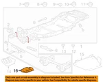 Gm Oem 15-20 Escalade Esv Frame Components-skid Plate 23475140. Fixed Price $463.29.