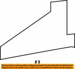 66244-0C020 Toyota Protector, Rear Body, NO.3 Lh 662440C020, New Genuine Oem Par. Fixed Price $28.50.