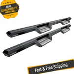 Westin 56-140852 4" Hdx Cab Length Black Drop Steps With Polished Plates. Fixed Price $891.99.