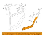 Gm Oem 03-08 Vibe Rear Door Exterior Trim-lower Molding 88973247. Fixed Price $194.68.