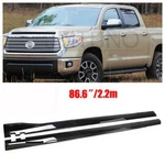 86.6" For Toyota Tundra 2007-2022 Side Skirt Extension Rocker Lip Gloss Black Us. Fixed Price $295.39.