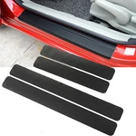 Carbon Fiber Look Door Edge Guards Sill Protector Film For Honda Toyota. Fixed Price $9.85.
