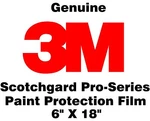 3M Scotchgard Series Paint Protection Film Clear Bra Bulk Roll 6" X 18". Fixed Price $13.00.