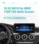 Android 13 Auto Carplay Radio 8+128GB For Mercedes Benz C-W205 Glc 2015-2018. Fixed Price $294.49.