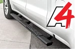 4.5" Black Aluminum Nerf Bar Running Boards For 2007-2021 Toyota Tundra Crew Max. Fixed Price $429.99.
