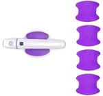 4PCS Door Handle Cup Stickers, Carbon Fiber 3D Auto Bowl Purple (T-18). Fixed Price $15.99.