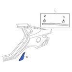 For Kia Optima 2016-2020 84127D4000 Rear Right Stone Guard. Fixed Price $20.19.