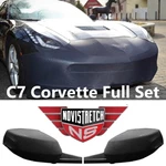 2014 - 2019 C7 Corvette Front Bumper Bra + Mirror Mask Novistretch Mesh Set New. Fixed Price $189.89.