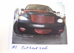 Lebra For 2001-2005 Chrysler Pt Cruiser Front End Hood Car Mask 55786-01. Fixed Price $149.99.