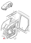Genuine Audi Q7 4LB Stone Chip Protection Film Left 4L0839981A. Fixed Price $35.22.