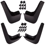 New Oem 19-20 Vw Volkswagen Jetta Front & Rear Black Splash Guards Mud Flaps Kit. Fixed Price $119.95.