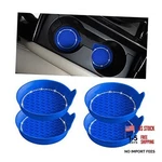 Xinliya 4PCS Bling Car Cup Holder Coaster, Universal Crystal Rhinestone Blue. Fixed Price $11.31.