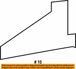 66245-0C010 Toyota Protector, Rear Body, NO.3 Rh 662450C010, New Genuine Oem Par. Fixed Price $41.71.