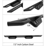 Carbon Steel Both Sides Nerf Bar 2024-2025 Toyota Tacoma Double/crew Cab (inc.... Fixed Price $521.73.