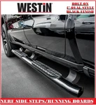 Westin Pro Traxx Black 4" Oval Nerf Side Steps For Toyota 4RUNNER 2010-2024. Fixed Price $325.99.