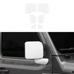 6XWHITE Rearview Side Mirrors Trim Shell Cover Kit For Jeep Wrangler Jl Jt 2018+. Fixed Price $43.99.