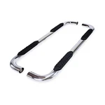 Trailfx A1011S Nerf Bar Tube Side Steps W/step Pads 4"OVAL Bent Silver Polished. Fixed Price $606.85.