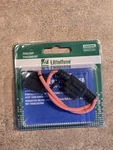 Littelfuse Heavy Duty Ato Fuseholder W/cover: Black Orange Wire,. Fixed Price $20.00.