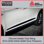 Chrome Delete Vinyl Fitting 2014-2020 Infiniti QX60 Door Protectors (gloss Blk). Fixed Price $39.99.