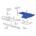 Genuine Ford Floor Pan Splash Shield NB3Z-5D032-B. Fixed Price $825.72.