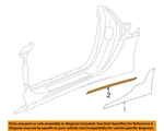 Gm Oem 10-19 Corvette Pillars, Rocker Floor Exterior Trim-stone Guard 23165424. Fixed Price $74.55.