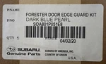 Door Edge Guard Subaru Crosstrek Oem SOA801P051E8 Dark Blue Pearl. Fixed Price $69.95.