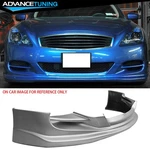 Fits 08-14 Infiniti G37 Coupe Style Front Bumper Lip #K23 Liquid Platinum Pu. Fixed Price $314.99.