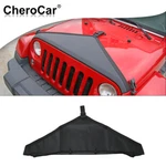 Black Front Hood Cover Bra T-style Protector Kit For Jeep Wrangler Jk Accessorie. Fixed Price $23.99.