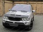 Car Hood Bra Fits Bmw X5 E53 1994-2006 Nose Front End Mask Tuning. Fixed Price $57.85.