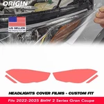Precut Headlights Protection Clear Covers Fits 2022-2025 Bmw Series Gran Coupe. Fixed Price $40.49.