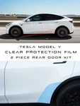 2020-2026 Tesla Model Y Juniper Partial Rear Door Paint Protection Film Kit 8.... Fixed Price $81.75.