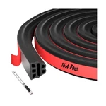 Car Door Rubber Seal Strip, Universal Automotive Weather Stripping Double Lay.... Fixed Price $13.29.