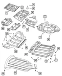 Genuine Mopar Powertrain Skid Plate 68069365AA. Fixed Price $223.88.