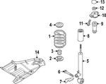 Genuine Volkswagen Stone Guard 5QM-501-559-A. Fixed Price $19.69.