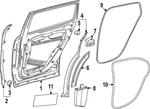 Genuine Mercedes-benz Door Edge Guard 247-730-49-03. Fixed Price $48.07.