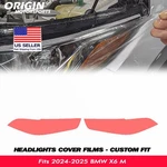 Precut Headlights Protection Clear Covers Bra Film Kit Fits 2024-2025 Bmw X6. Fixed Price $40.49.