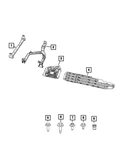 Genuine Mopar Skid Plate Cross-member 68647786AA. Fixed Price $133.34.