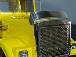 Front Hood Stone Grill Bug Deflector Guard Tamiya 1/14 Semi King Grand Hauler. Fixed Price $35.00.