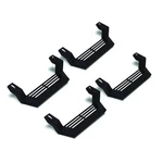 New Rampage 1999-2019 Jeep Rock Rail Short Step Universal 4 Piece Set Black. Fixed Price $149.99.