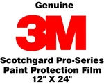 Genuine 3M Scotchgard Paint Protection Film Series Clear Bra Roll 12" X 24". Fixed Price $20.00.
