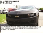 Lebra Front End Mask Cover Fits 2010 2011 2012 2013 Chevy Camaro Lt & Ls. Fixed Price $148.99.