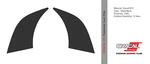 Porsche 993 Carrera 4 Matte Black Stone Guard Classic. Fixed Price $39.00.