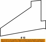66244-0C010 Toyota Protector, Rear Body, NO.3 Lh 662440C010, New Genuine Oem Par. Fixed Price $29.04.