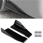 2 Pcs Rear Bumper Lip Guards Diy Car Exterior Decoration, Bright Black. Fixed Price $22.70.
