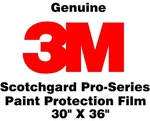 3M Scotchgard Series Paint Protection Film Clear Bra Bulk Roll 30" X 36". Fixed Price $75.00.