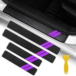Yosrter Door Sill Guard Decoration Stickers For Dodge 4PCS, Purple Trim. Fixed Price $20.78.