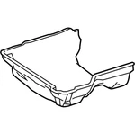 Genuine Mercedes C250 Oil Pan Shield Cover Oem New 12-15 2710140275. Fixed Price $44.11.