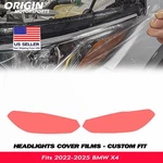 Precut Headlights Protection Clear Covers Bra Film Kit Ppf Fits 2022-2025 Bmw X4. Fixed Price $40.49.