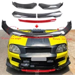 Front Bumper Red Lip Spoiler Splitter Carbonstyle For Mitsubishi Galant Ralliart. Fixed Price $90.24.